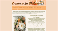 Desktop Screenshot of dekoracje.britain.com.pl