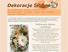 Tablet Screenshot of dekoracje.britain.com.pl